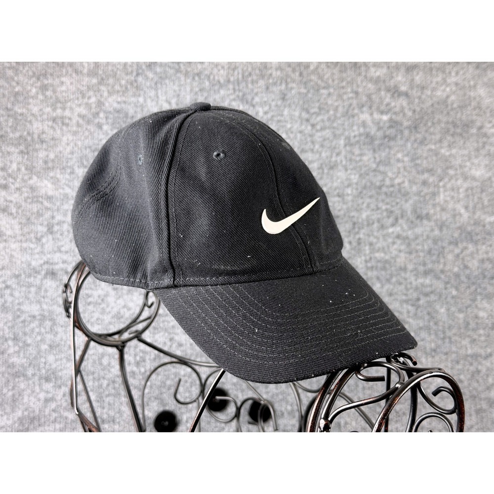 Nike Legacy91 Dri-FIT Hat Mens Black Adjustable Swoosh Baseball Cap EUC